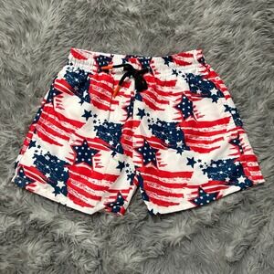 Boutique American Flag Swim Trunks Toddler Kids 5/6 4th Of July NEW